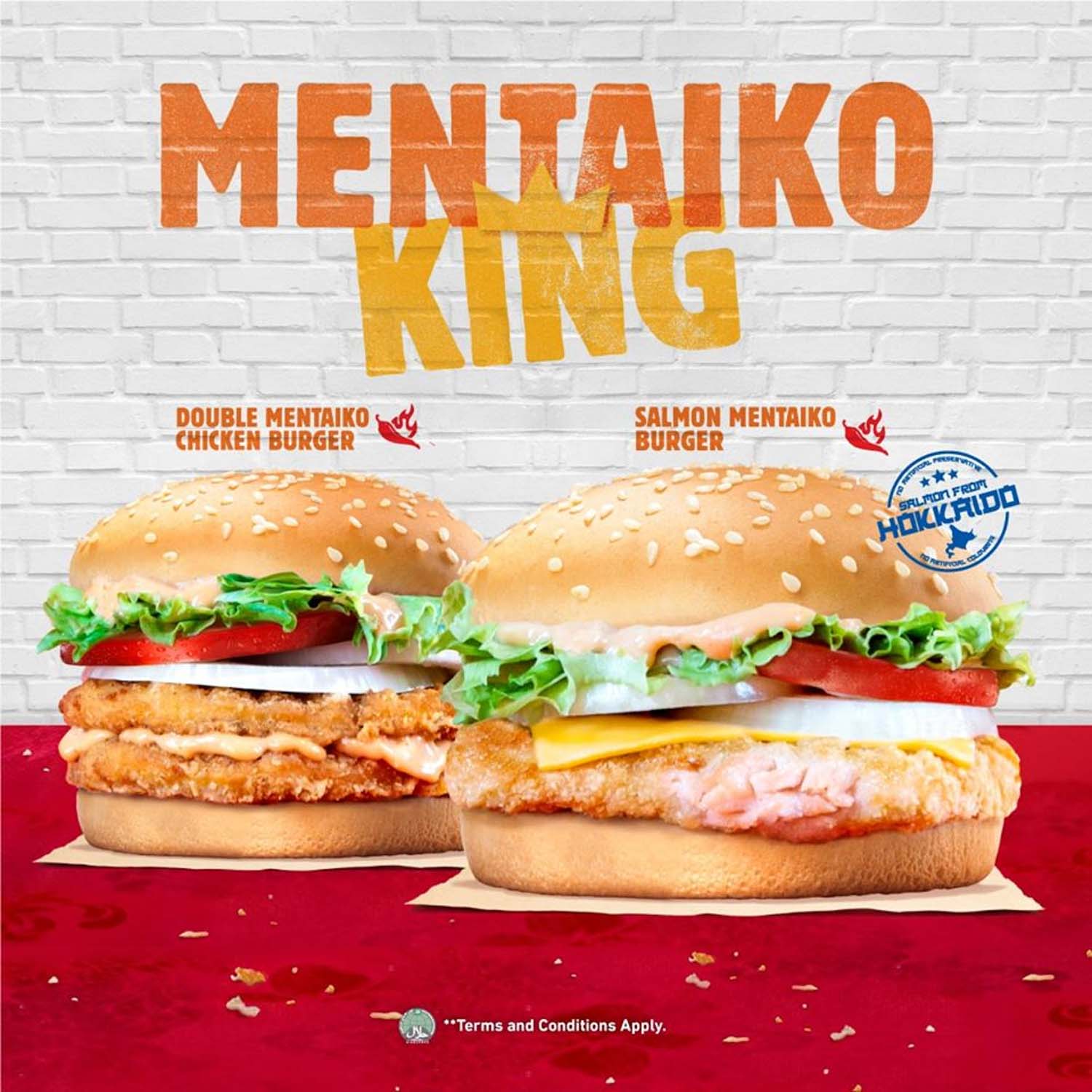 Burger King - Mentaiko Burgers
