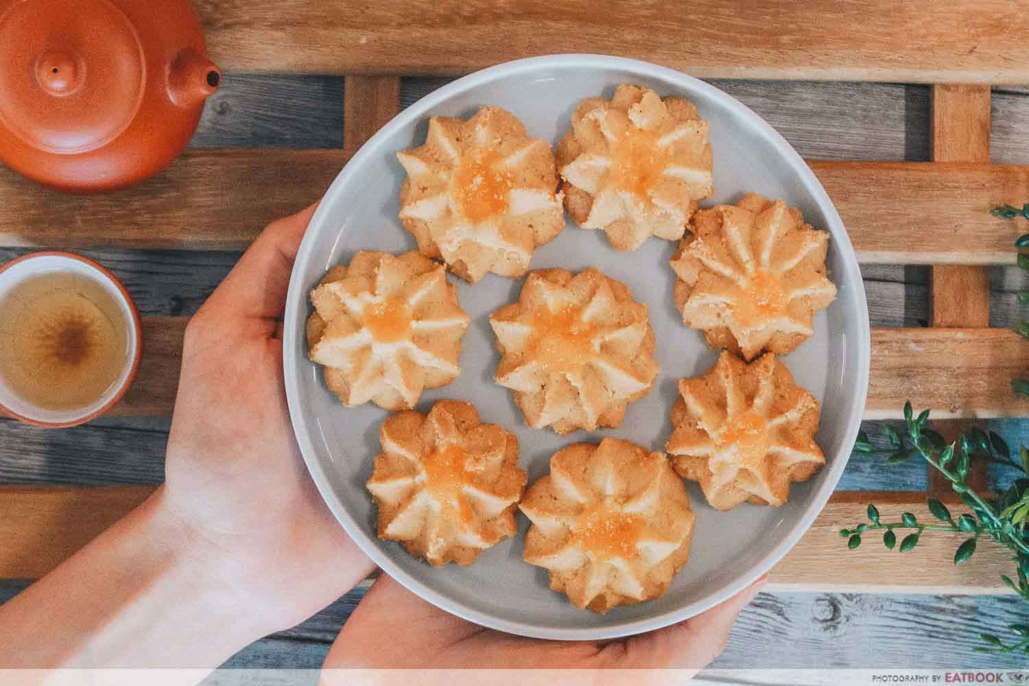 Golden Salted Egg Butter Cookies