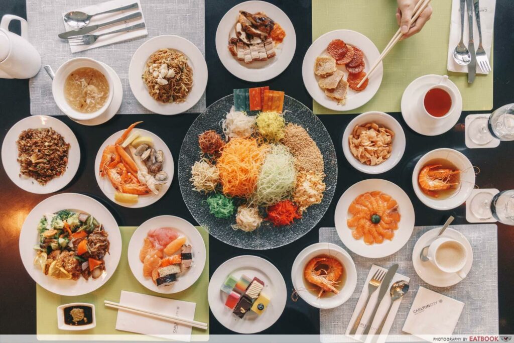 Chinese New Year Hotel Buffet Plate