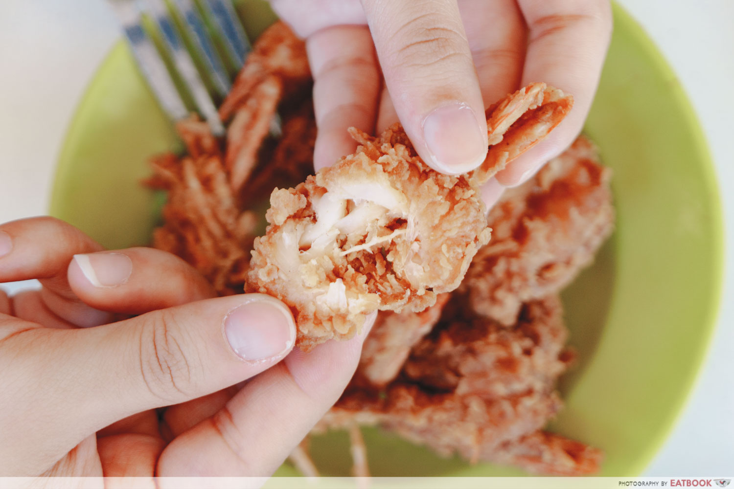 No Name Curry Rice - Cereal Prawn Closeup