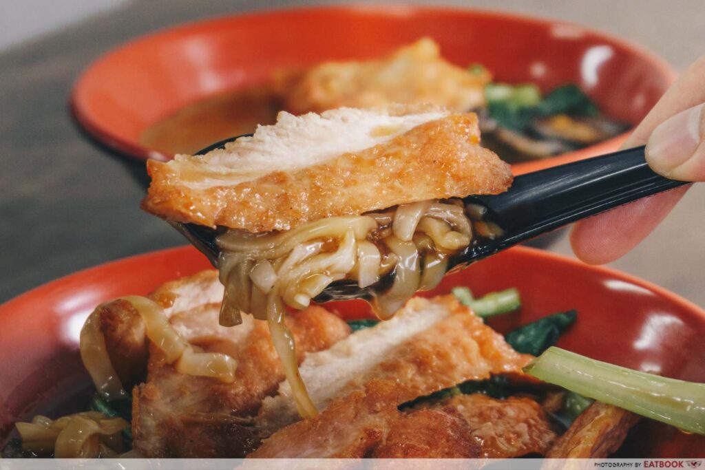 Q Hor Fun Pork Cutlet