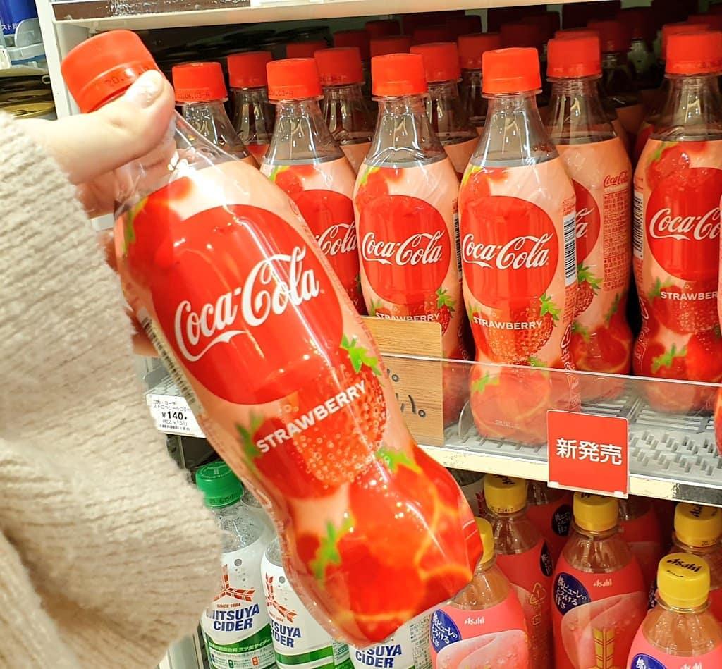 Strawberry Coca in Japan Stores