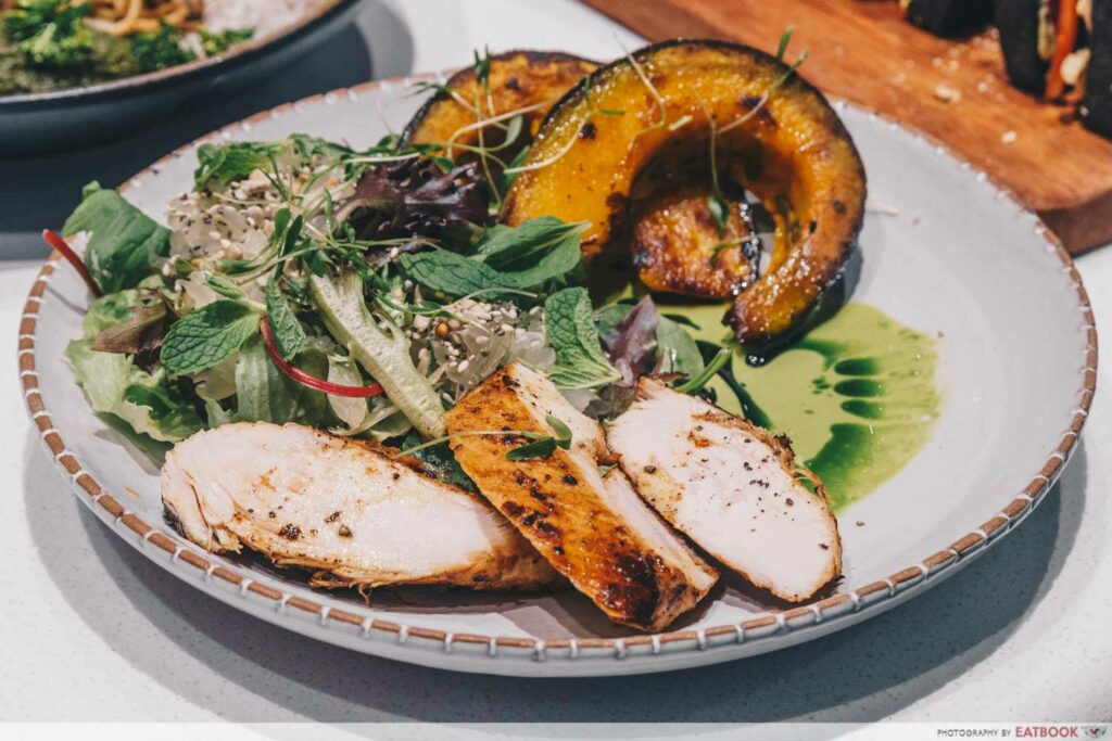 Tiong Bahru Bakery Diner Hot Chicken Salad & Caramelised Pumpkin