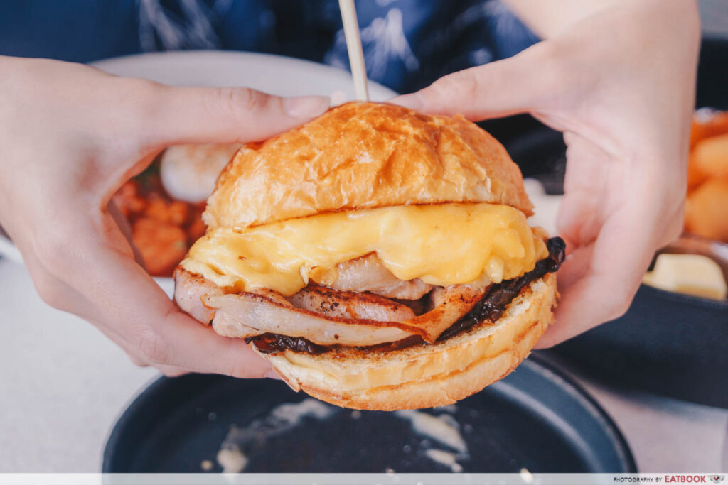 Apollo Coffee Bar Breakfast Burger Shot