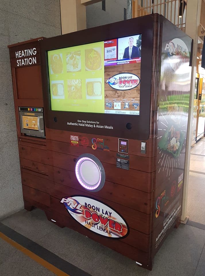 Boon Lay Power Nasi Lemak Vending Machine In Singapore