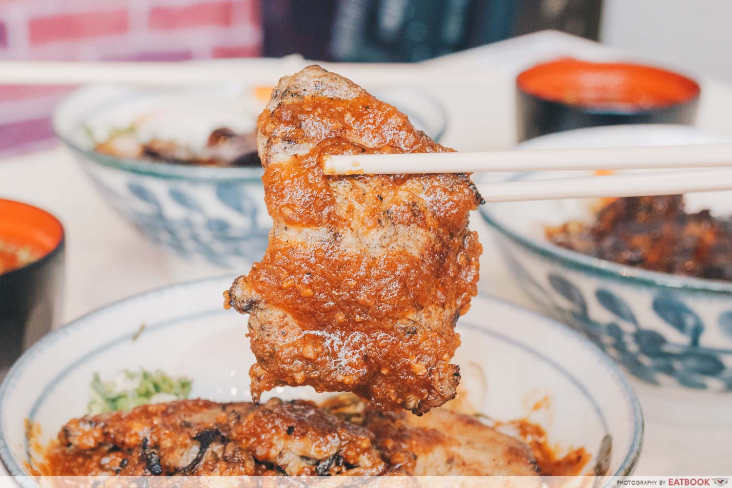 Buta Kabayaki - Garlic Pork Loin Closeup