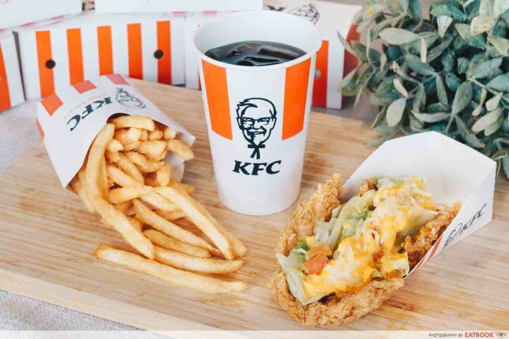 KFC Kentaco Flatlay