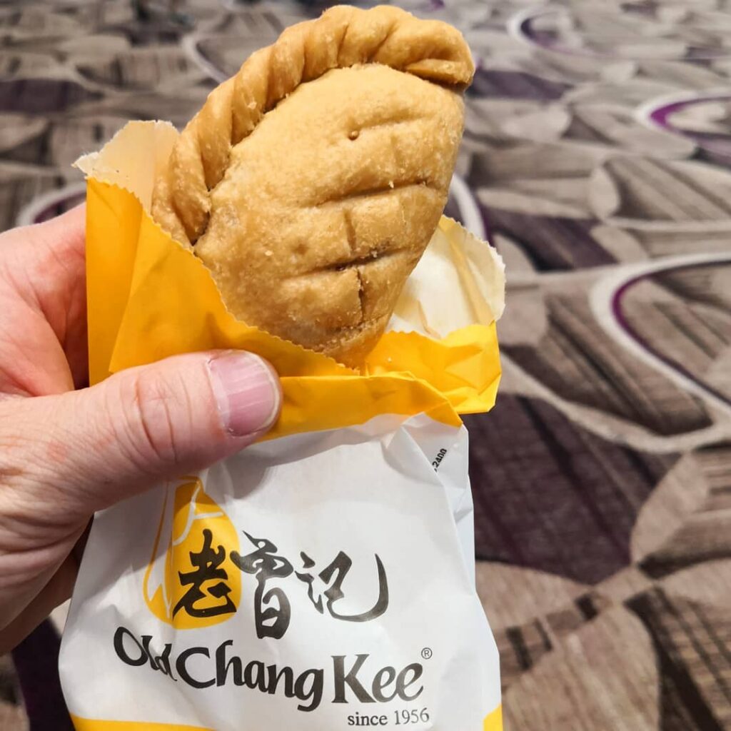 Old Chang Kee Free Curry Puff wrapper