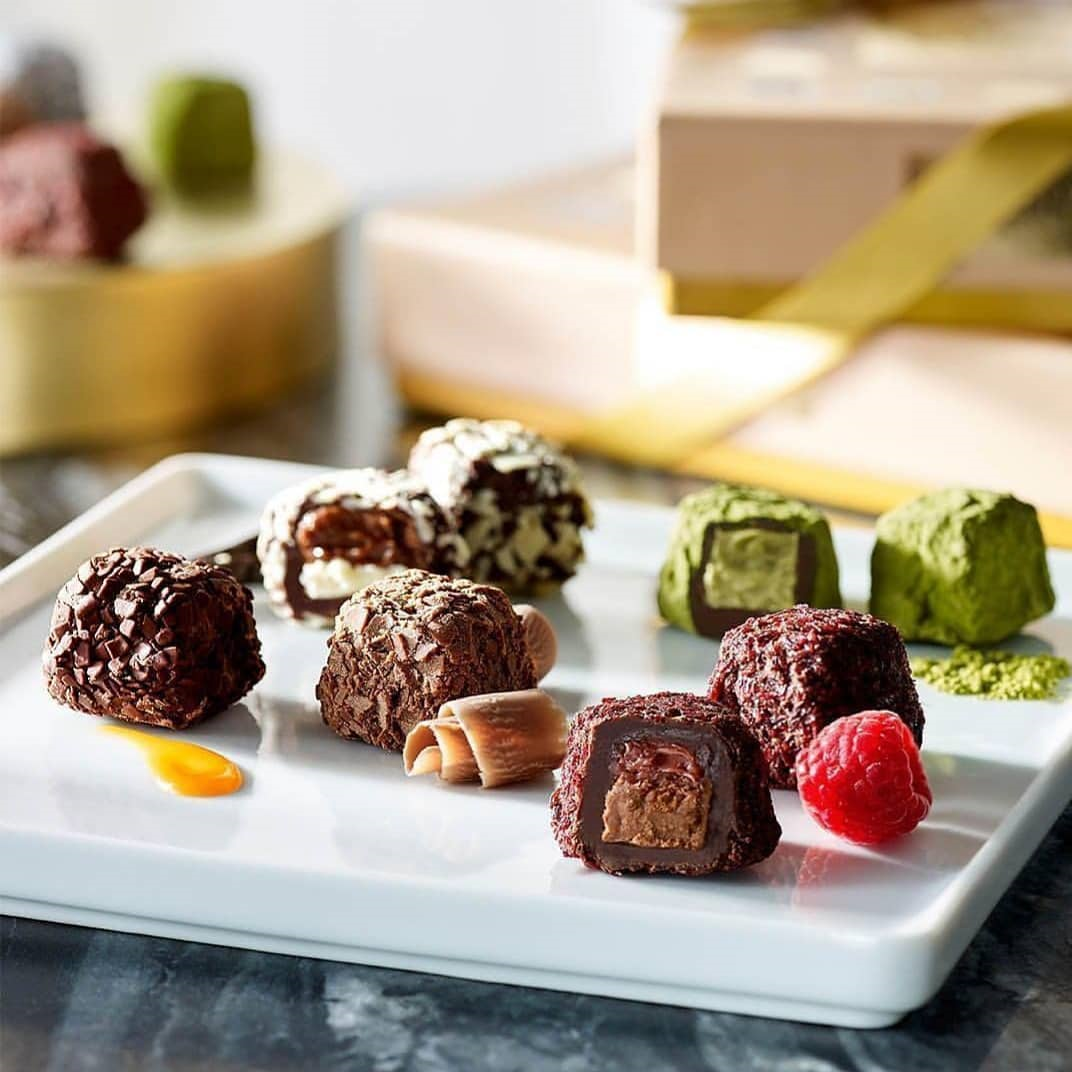 Truffle and praline chocolates