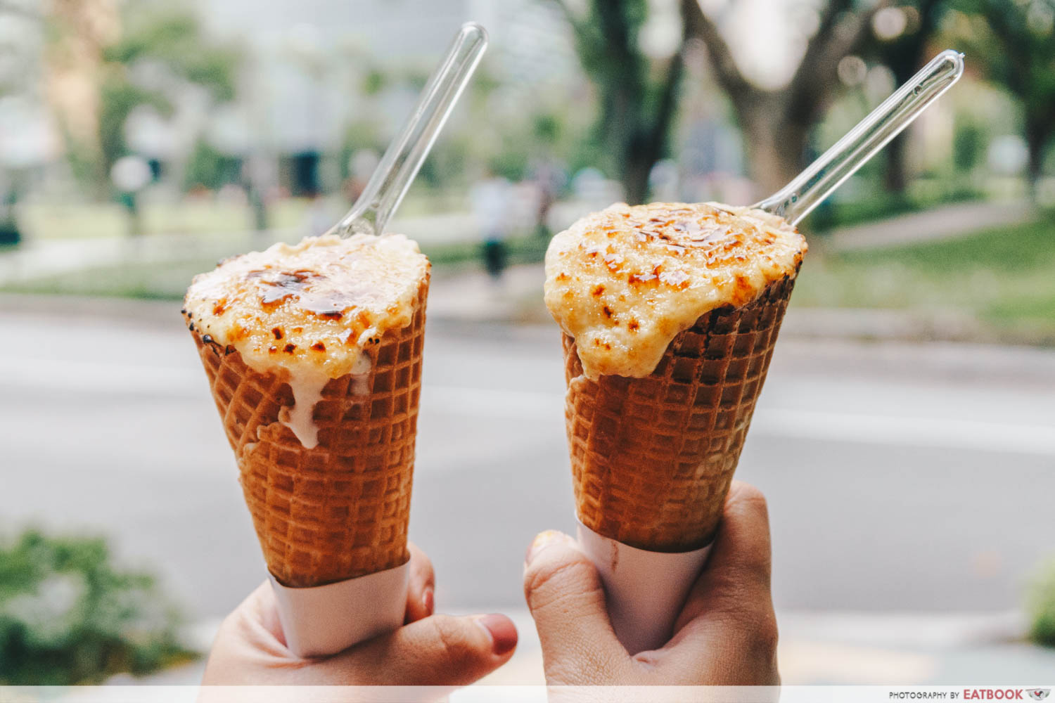 1-For-1 Creme Brulee Soft Serve - creme brulee soft serve