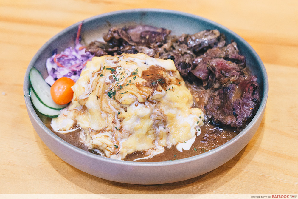 Canteen Bistro Review Beef And Fried Chicken Omurice Lunch Sets From