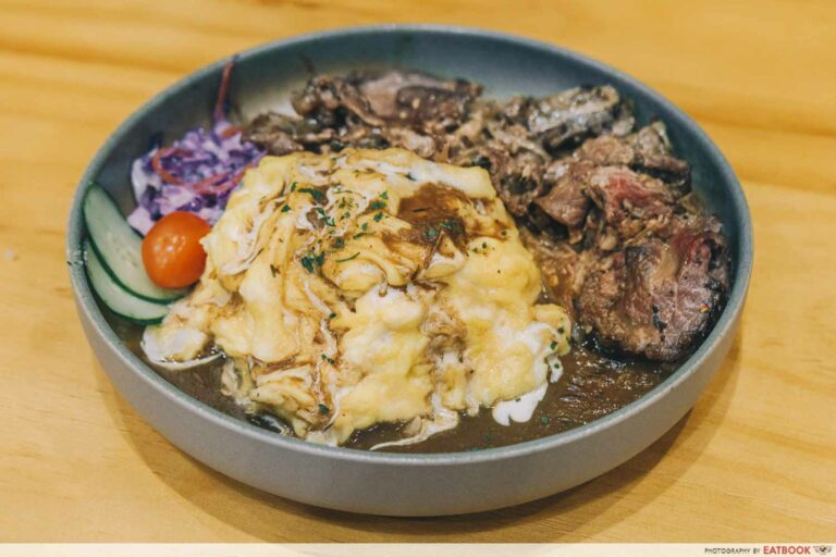 Canteen Bistro Review Beef And Fried Chicken Omurice Lunch Sets From