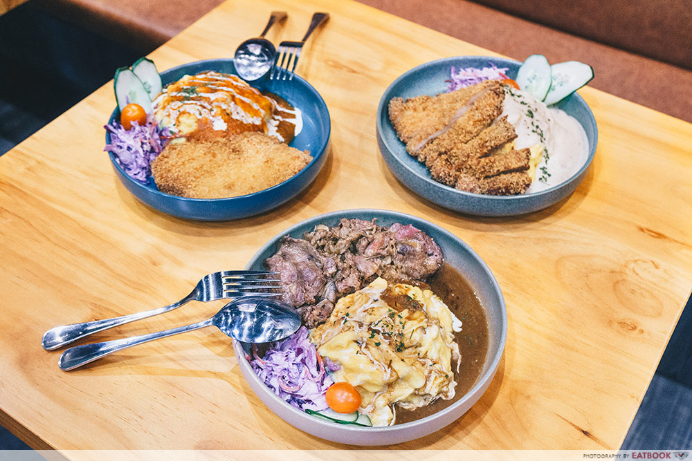 Canteen Bistro Review Beef And Fried Chicken Omurice Lunch Sets From