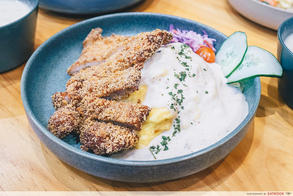 Canteen Bistro Review Beef And Fried Chicken Omurice Lunch Sets From