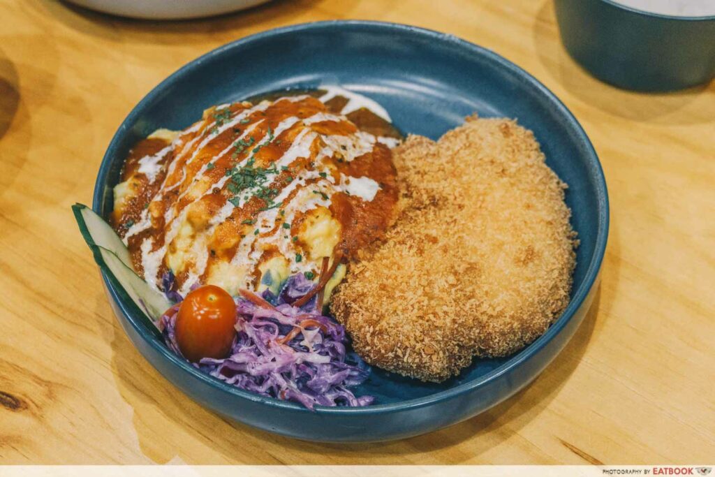 Canteen Bistro Review Beef And Fried Chicken Omurice Lunch Sets From