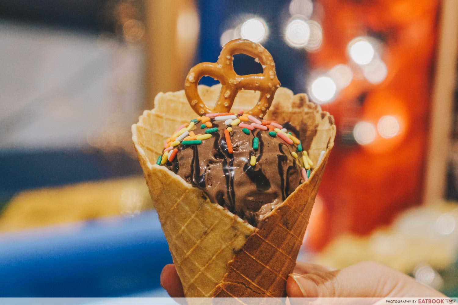 Carmen's Best - Cone with Sprinkles Closeup