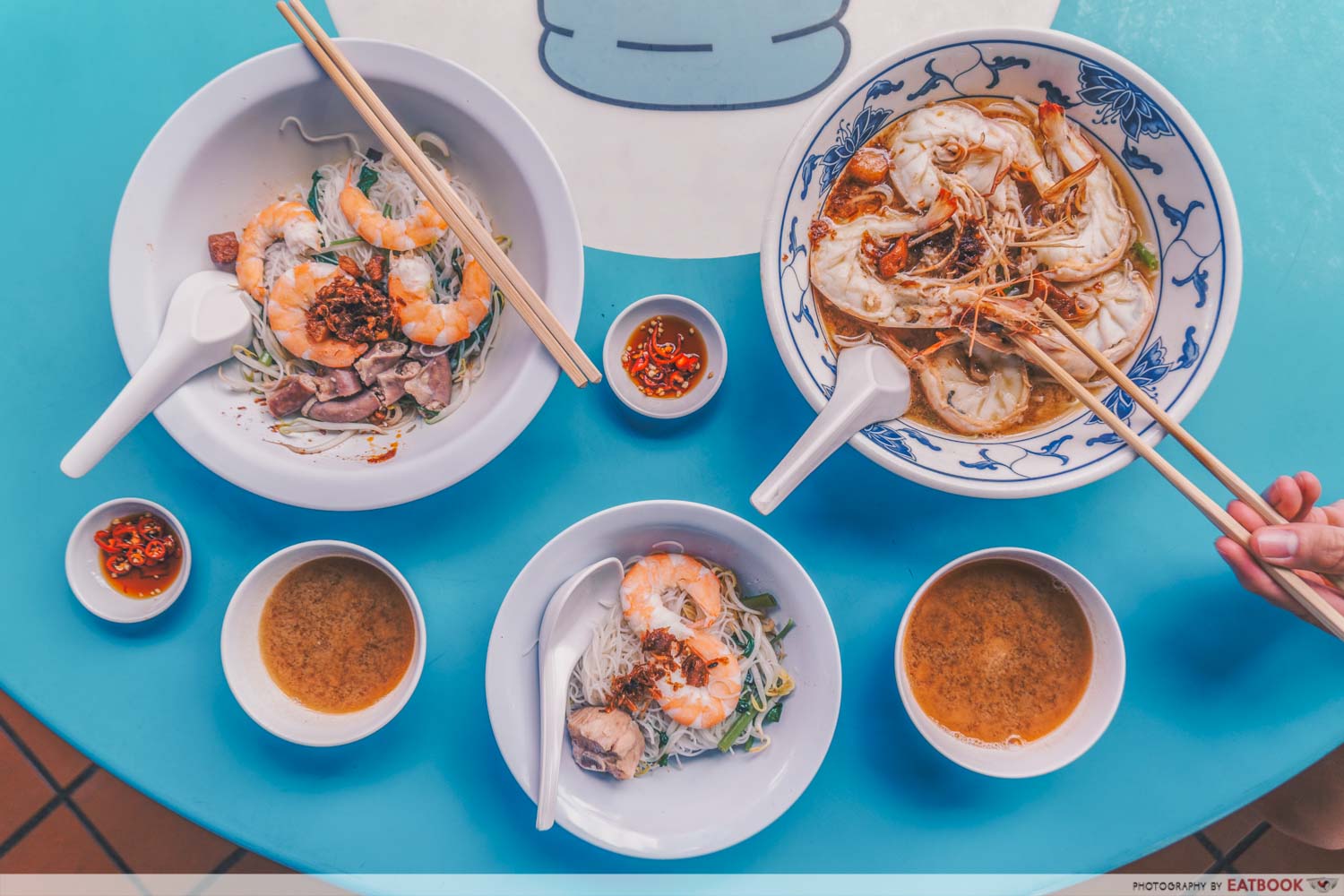 Da Dong Prawn Noodles - Flatlay