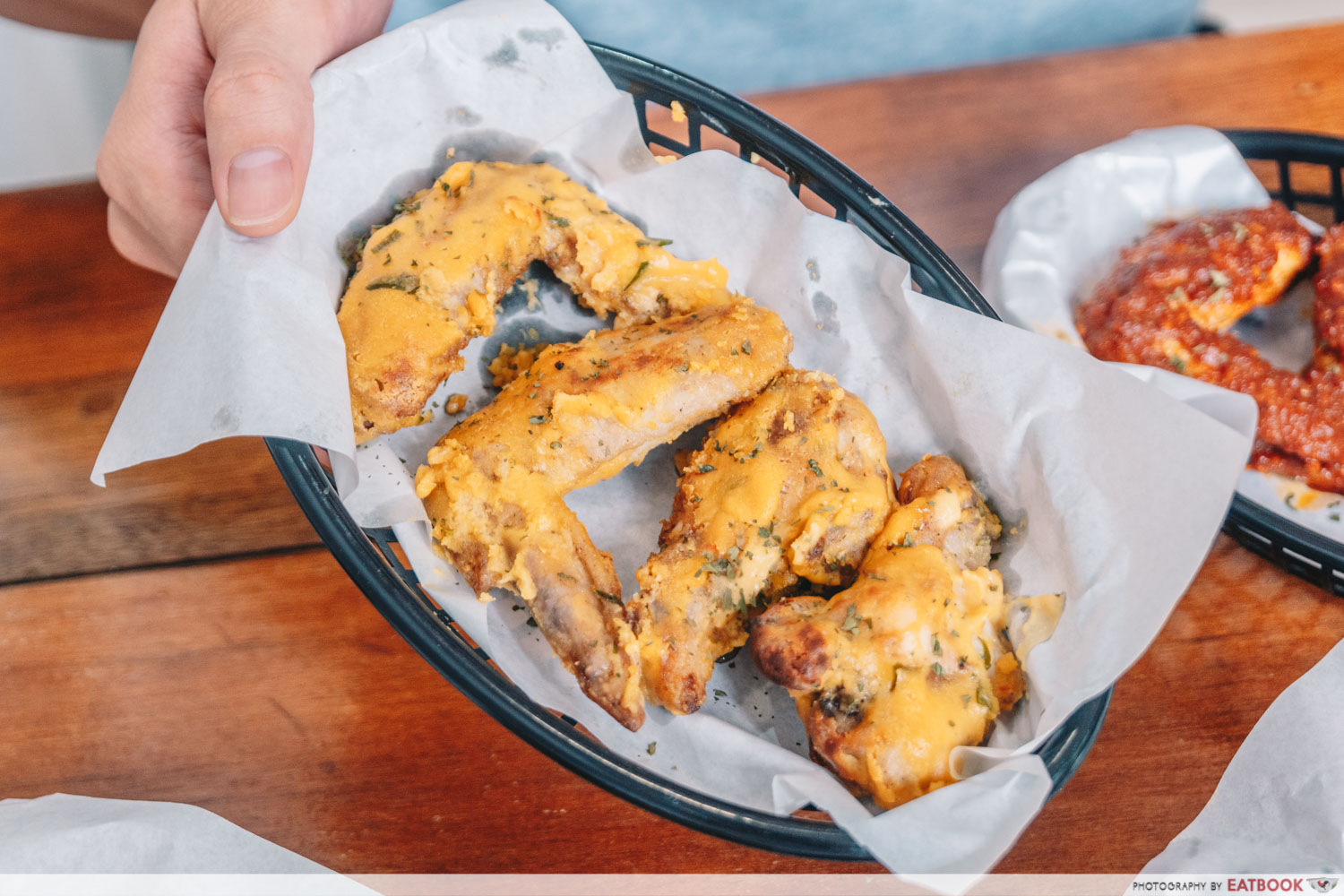 E1 Wingz - Salted egg wings intro shot