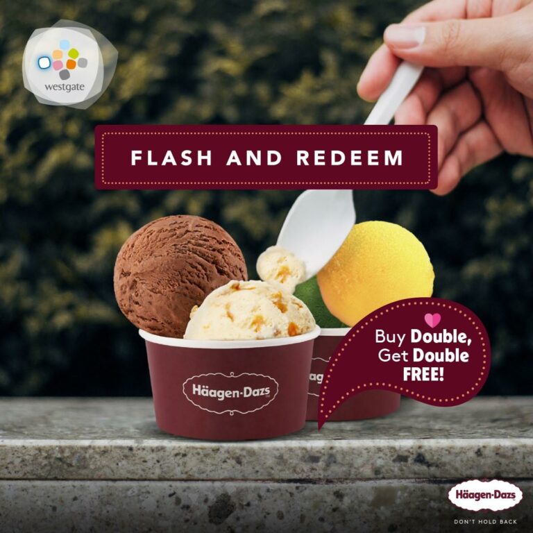 Get 1For1 HäagenDazs Double Scoop From Now Till 17 Jul 2020
