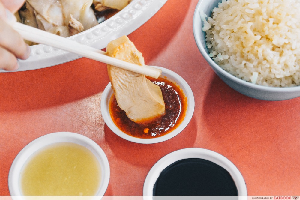 Heng Ji Chicken Rice - Chicken in chilli