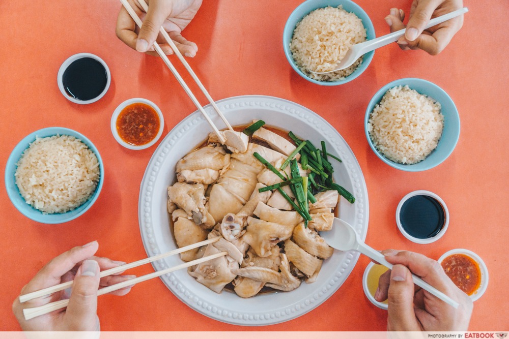 Heng Ji Chicken Rice - Flatlay