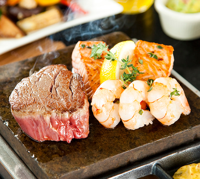 Hot Stones Steak & Seafood 1-for-1 Buffet - Steak and Seafood