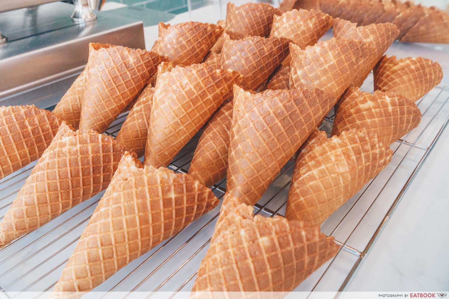 Monarchs & Milkweed Gelato - French butter cones