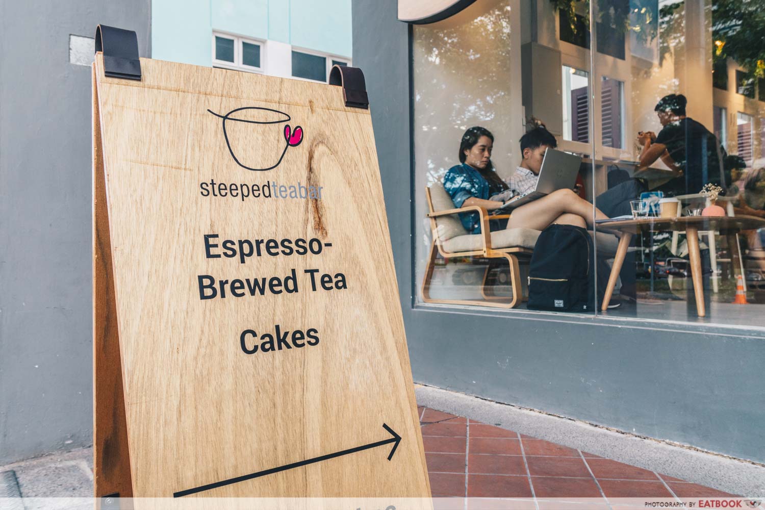 STEEPED Tea Bar - Espresso brewed tea sign