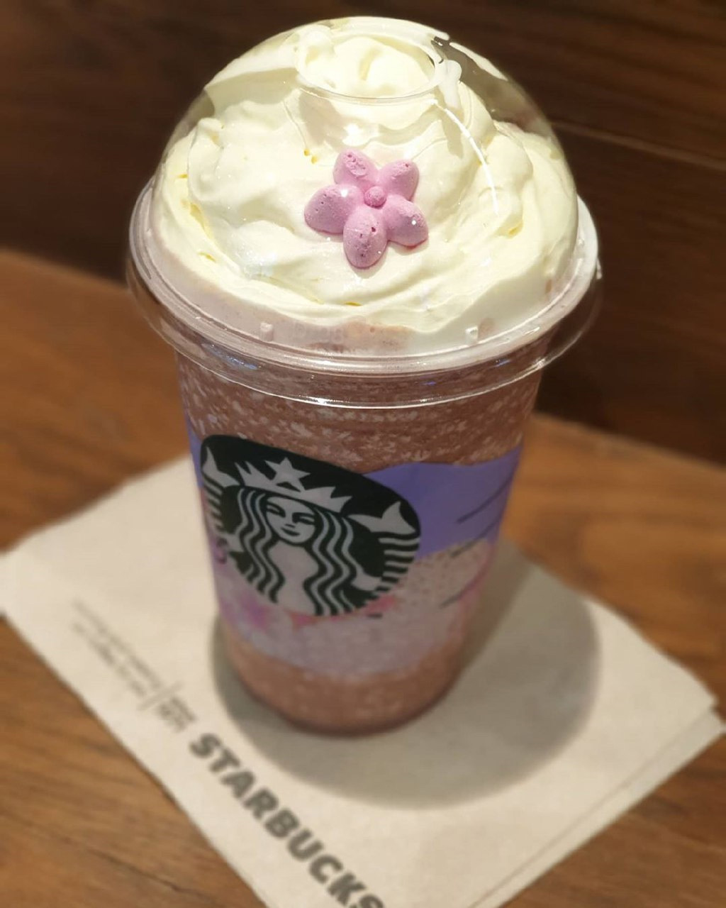 Starbucks Peach Blossom Chocolate Black Tea Latte