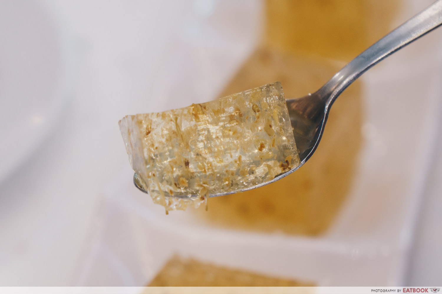 Spoonful of osmanthus jelly