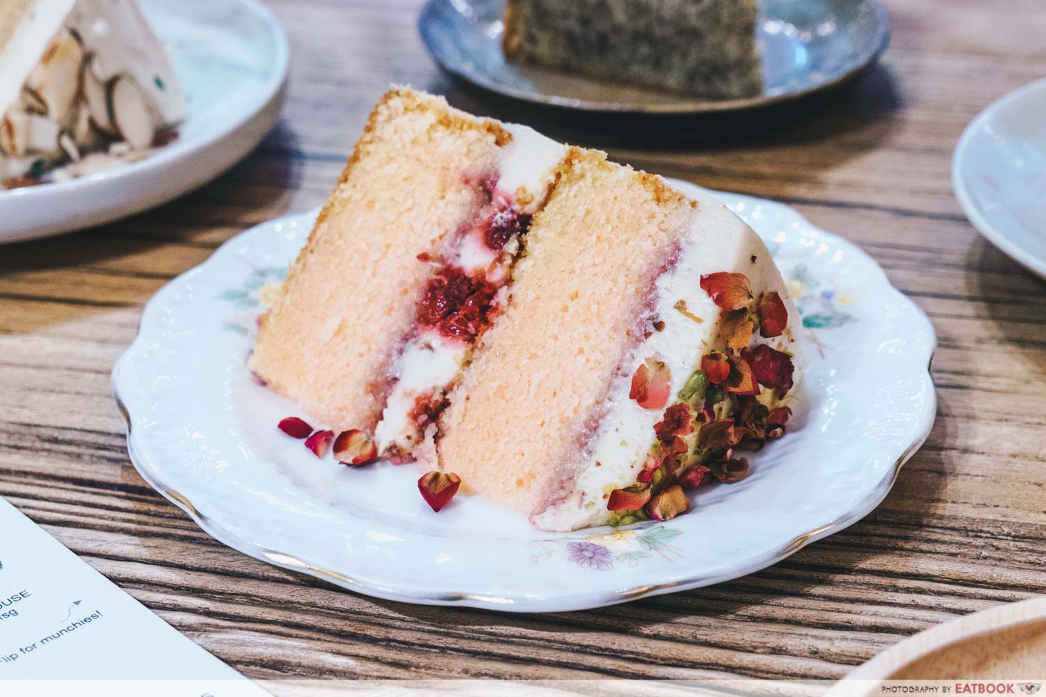 The Better Half - Rose Raspberry Cake slice