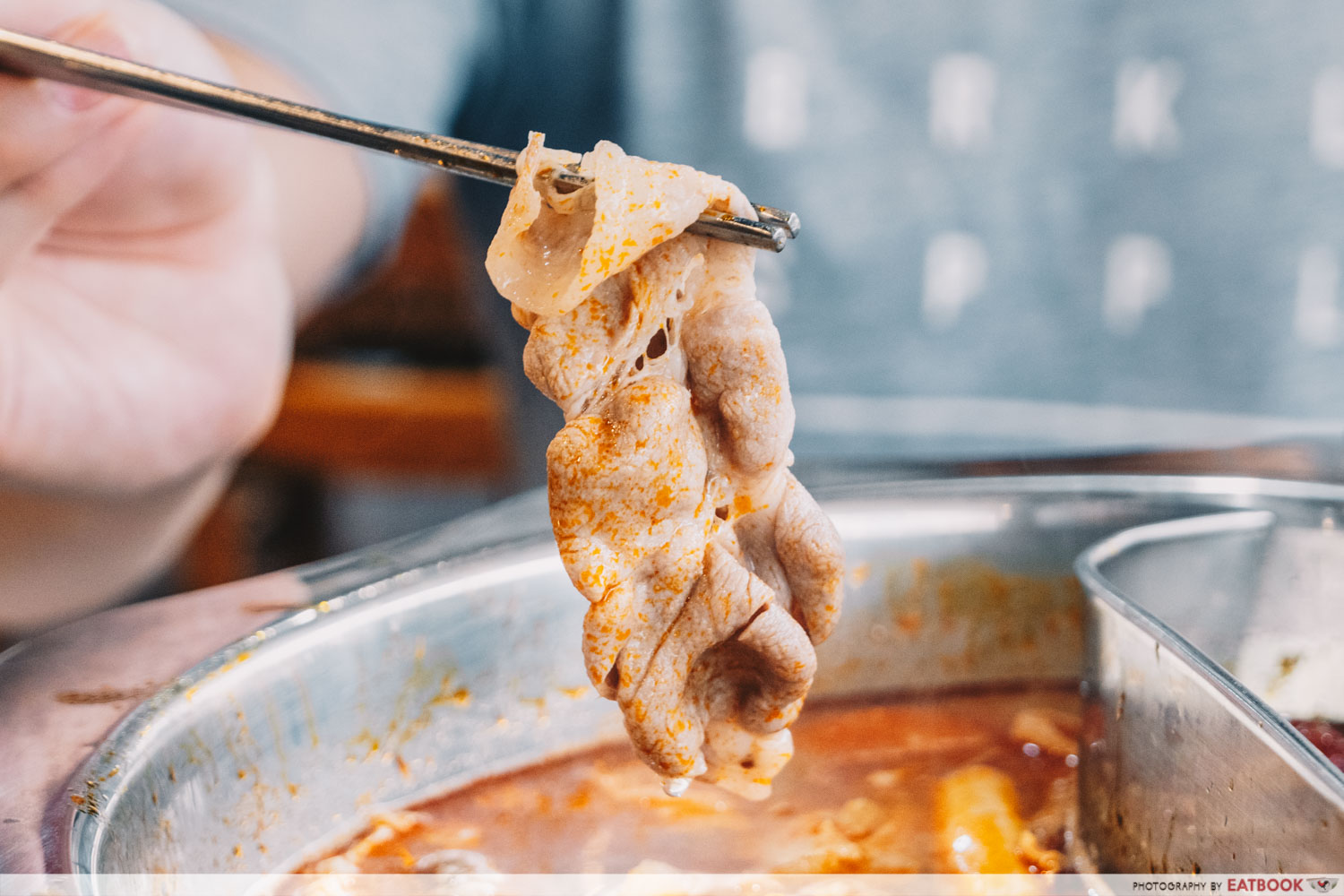 Yi Zi Wei - Steamboat pork closeup