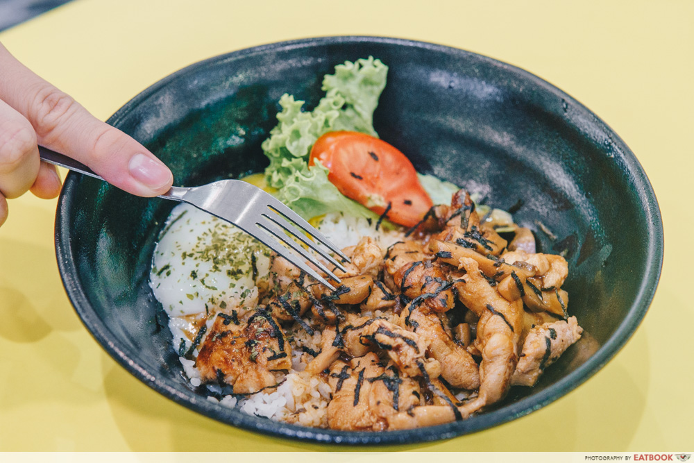 Bowl and Grill - Grilled chicken chop with Mushroom sauce intro shot