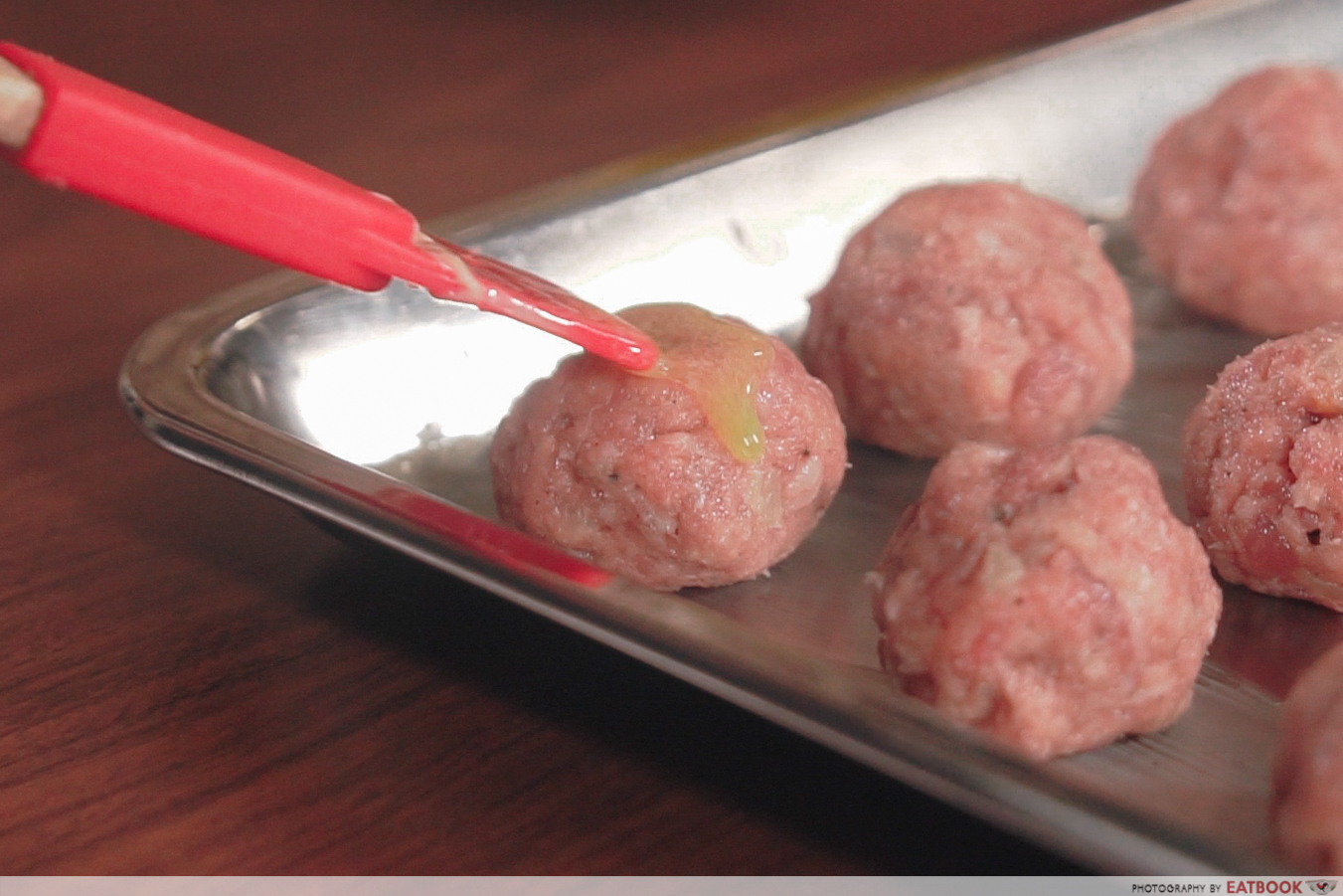 IKEA Meatballs recipe - Glazing of meatballs
