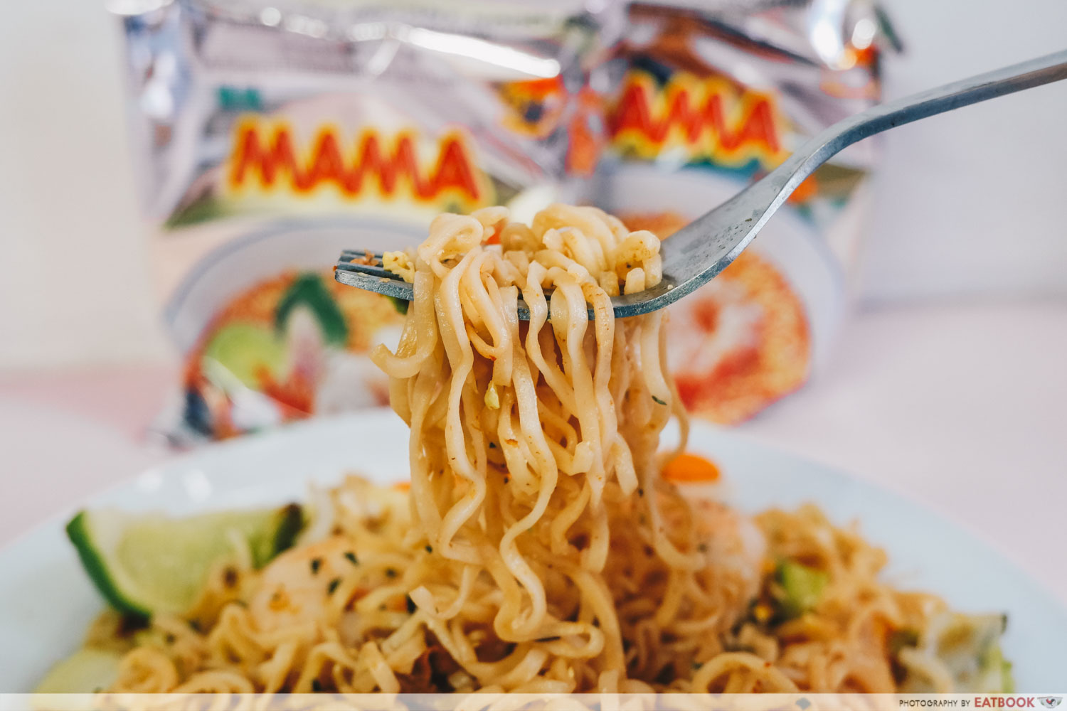 Instant Noodles Recipes - Pad Thai close up
