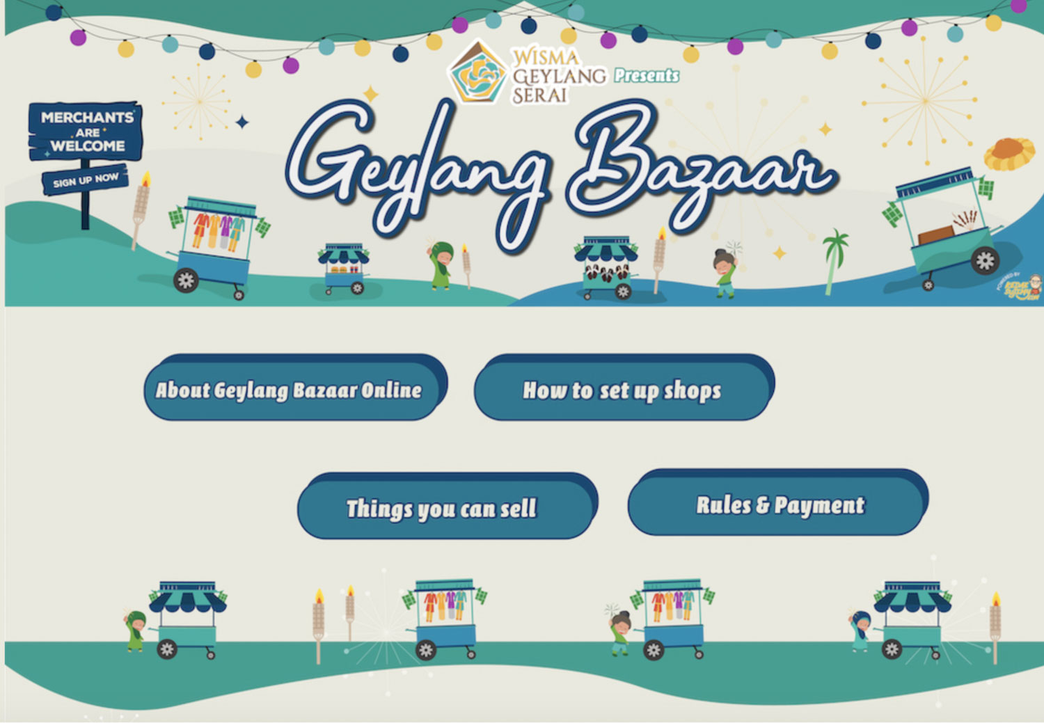 Online Ramadan Bazaars - Geylang bazaar online