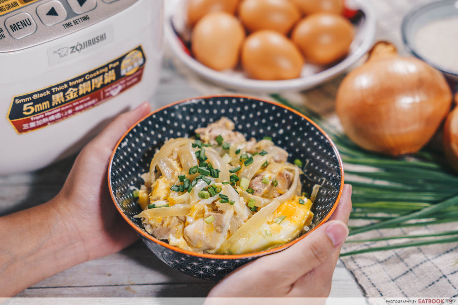 Rice Cooker Oyakodon - Simple and easy oyakodon