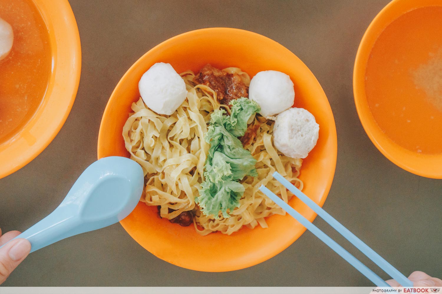 Yong Hua Delights - Fishball and meatball noodles intro shot