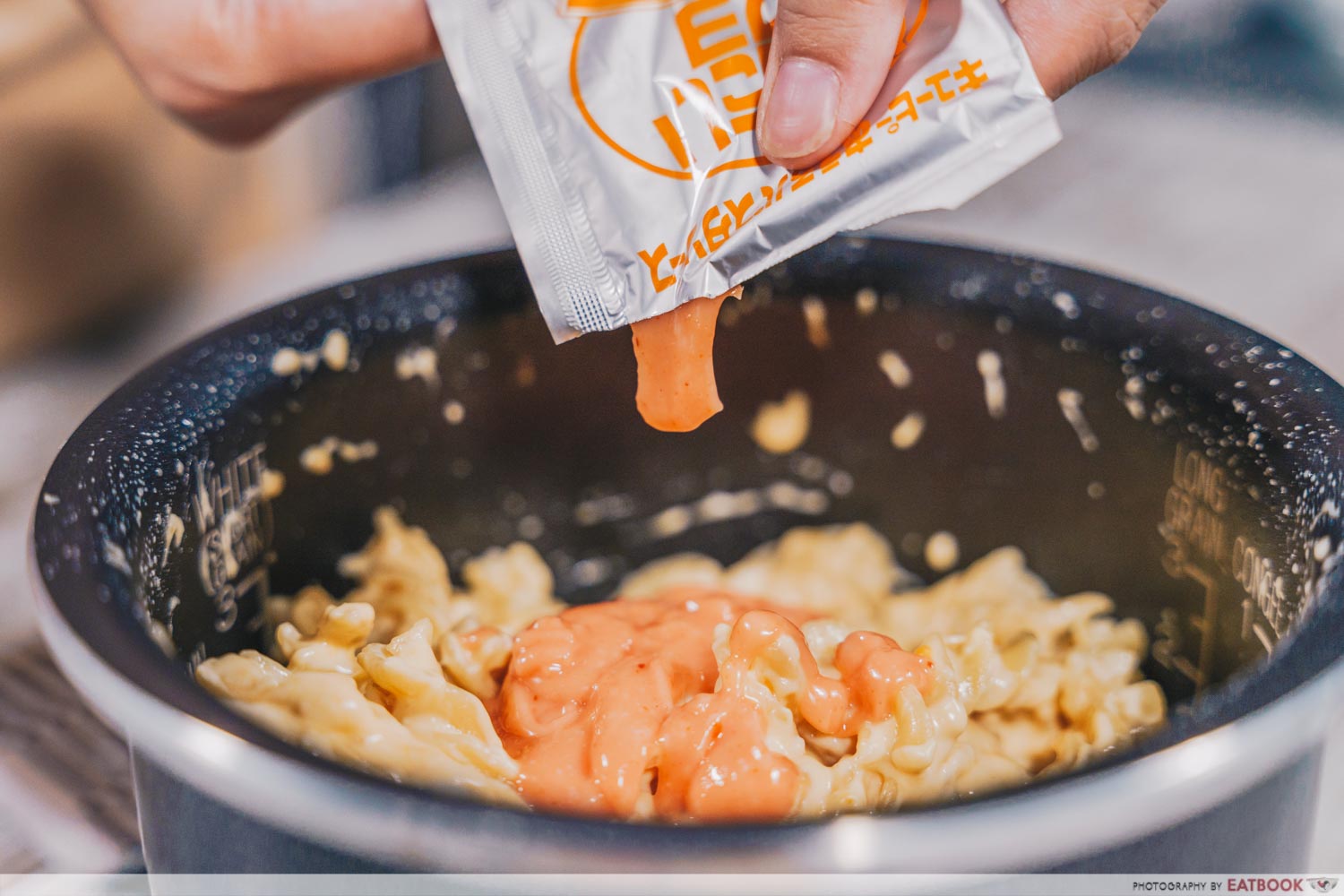 rice cooker mentaiko mac and cheese - mentaiko pasta sauce