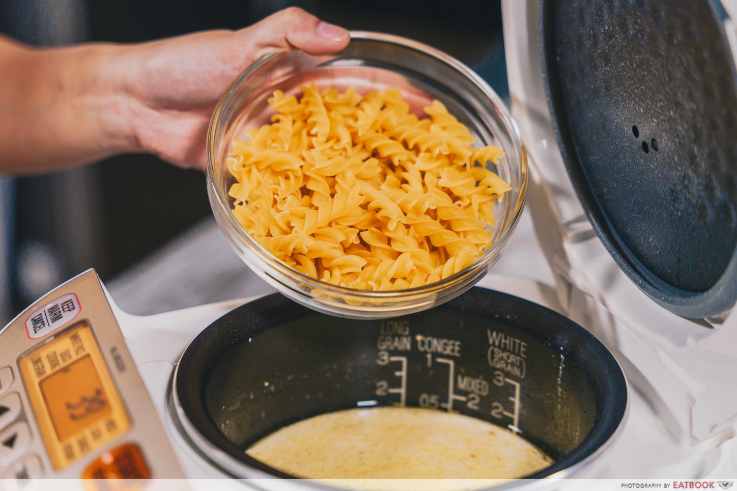 rice cooker mentaiko mac and cheese - pasta