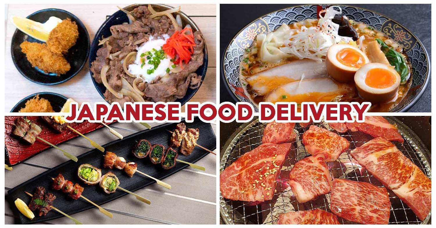 18 Japanese Food Delivery Places With Delivery Fees Of 5 And Below For Ramen Sushi And More Eatbook Sg New Singapore Restaurant And Street Food Ideas Recommendations