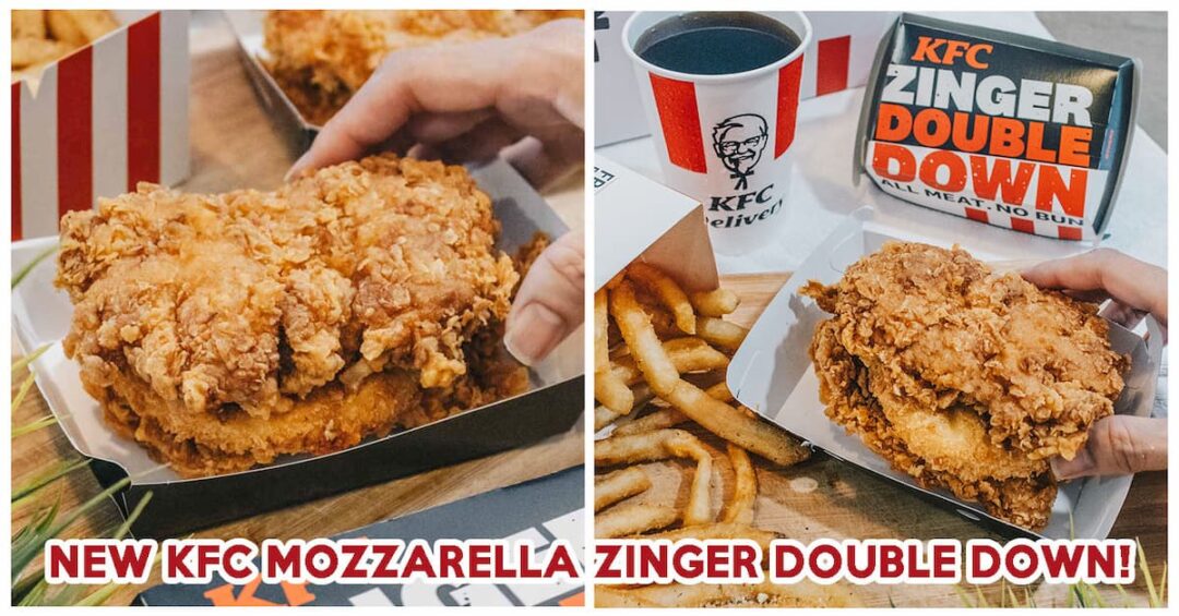 KFC Mozzarella Zinger Double Down - Feature Image