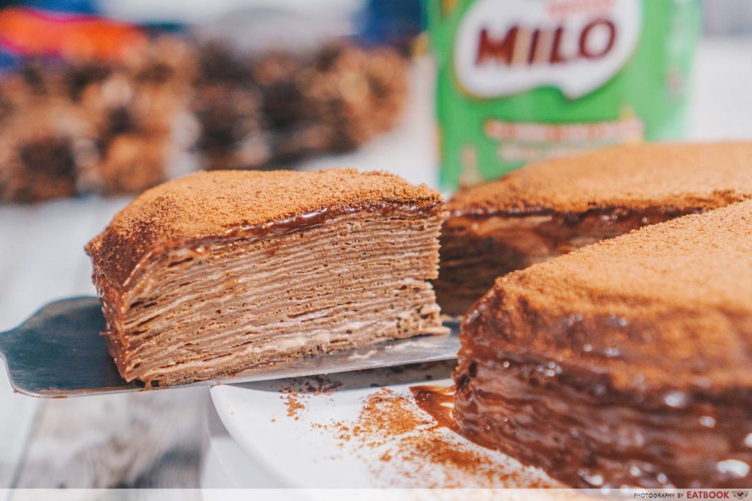 Milo Recipes - Milo Crepe Cake