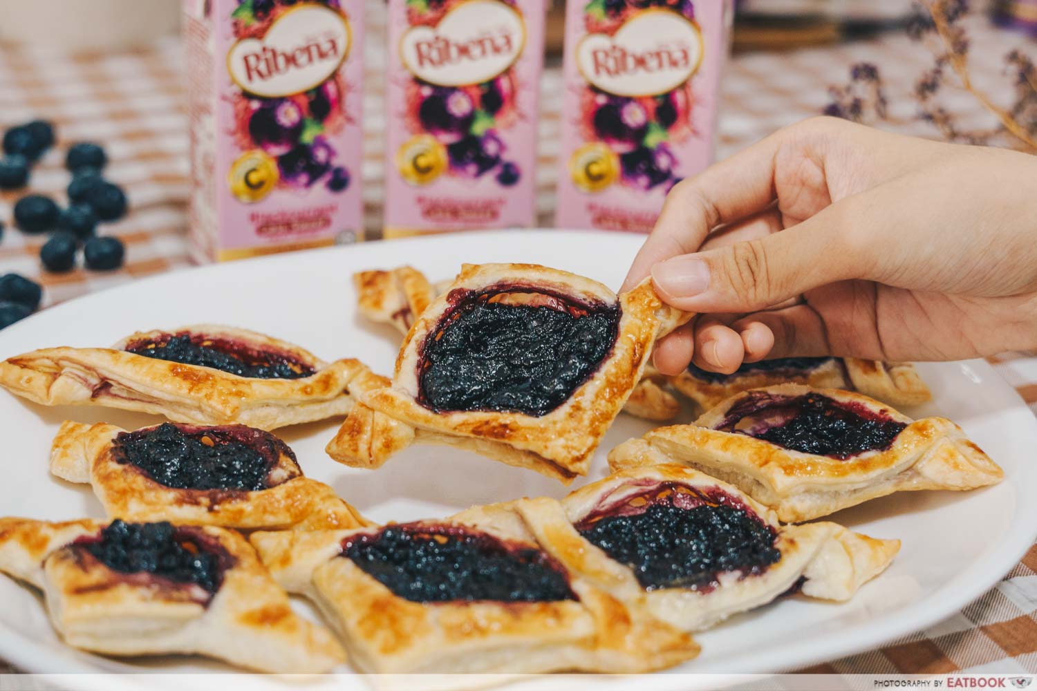 Ribena Recipes - homemade jam danishes