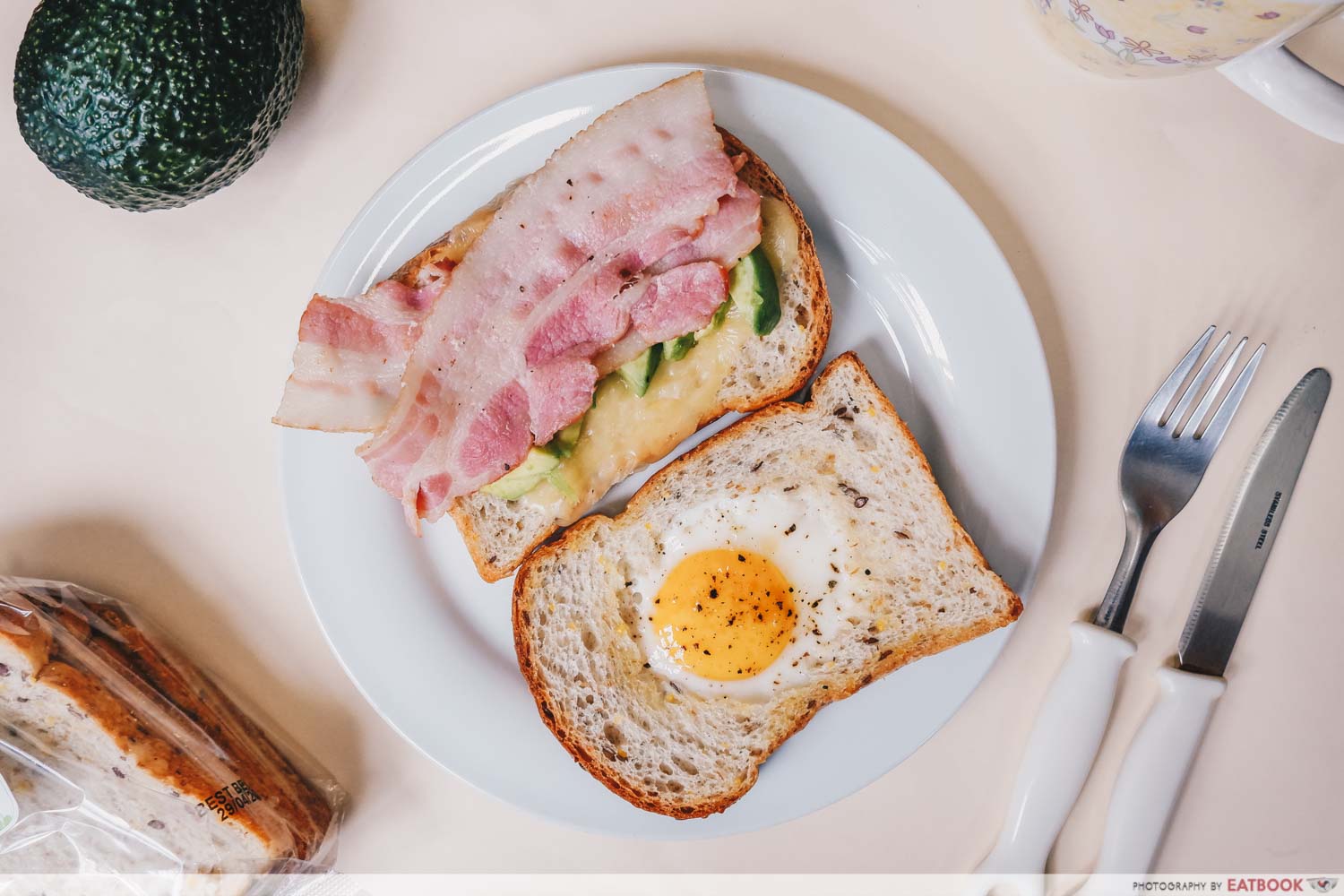 Sandwich Recipes - Egg-In-A-Hole Sandwich