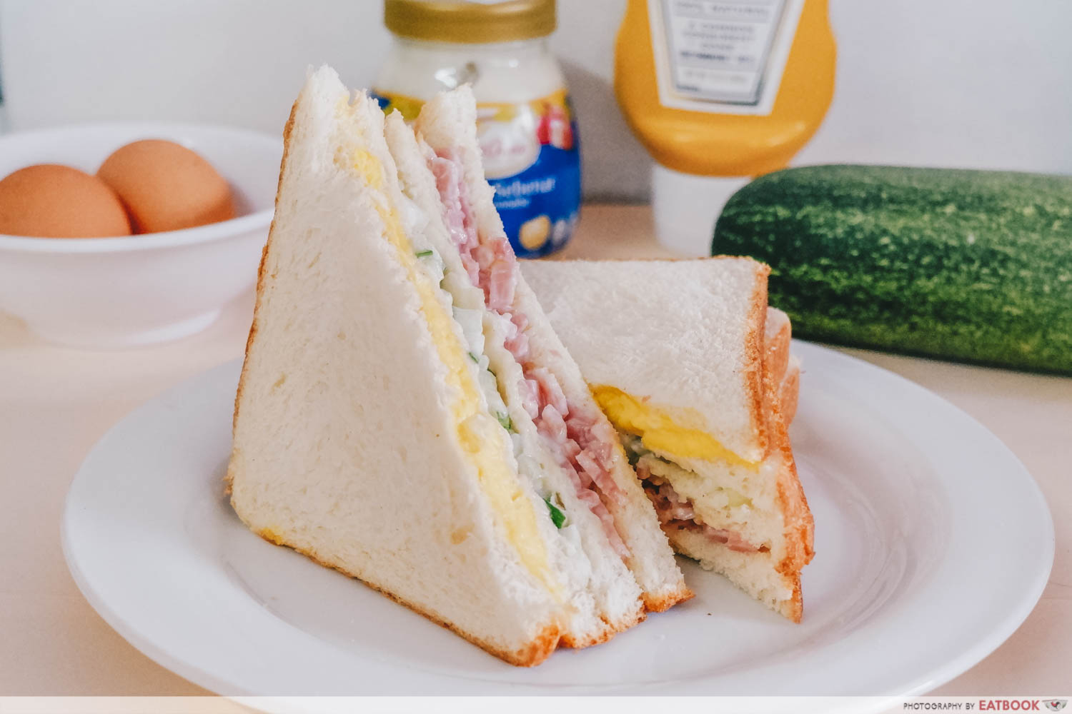 Sandwich Recipes - Three-Coloured Sandwich