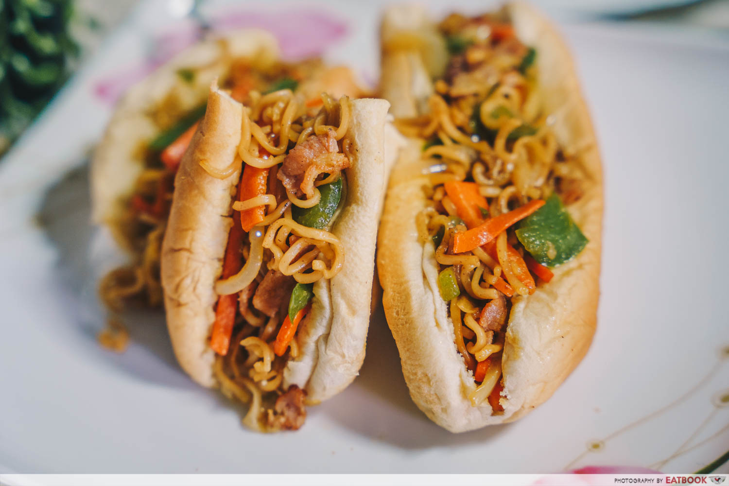 Sandwich Recipes - Yakisoba Bun