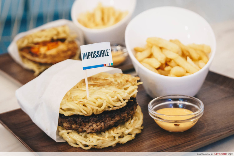 impossible meat online - ramen burger