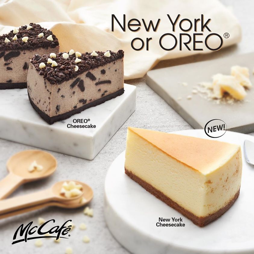 1-for-1 Cheesecake McDonald's - Cheesecakes