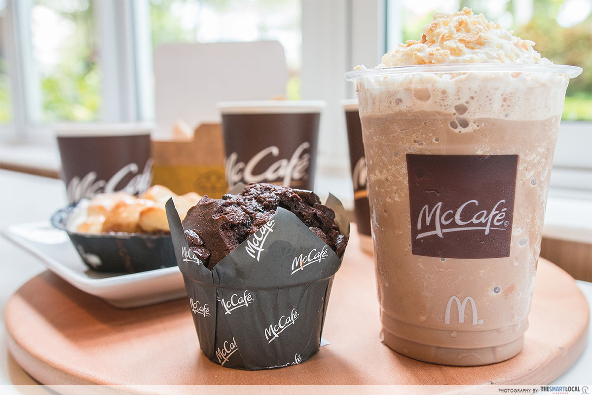 1-for-1 Cheesecake McDonald's - McCafe items